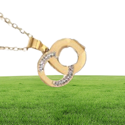 Women039s Эксклюзивное дизайнерское ожерелье высокого класса Роскошное дизайнерское позолоченное ожерелье Избранные качественные ювелирные изделия Длинная цепочка Fine Gift619915006866