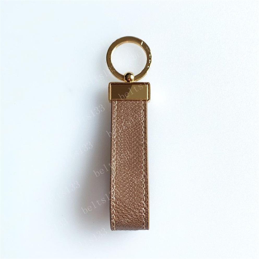 2022 Key Holder Keychain Key Chain Buckle Keychains Lovers Car Handmade Black Leather Bags Pendant Accessories 65221 with 276k