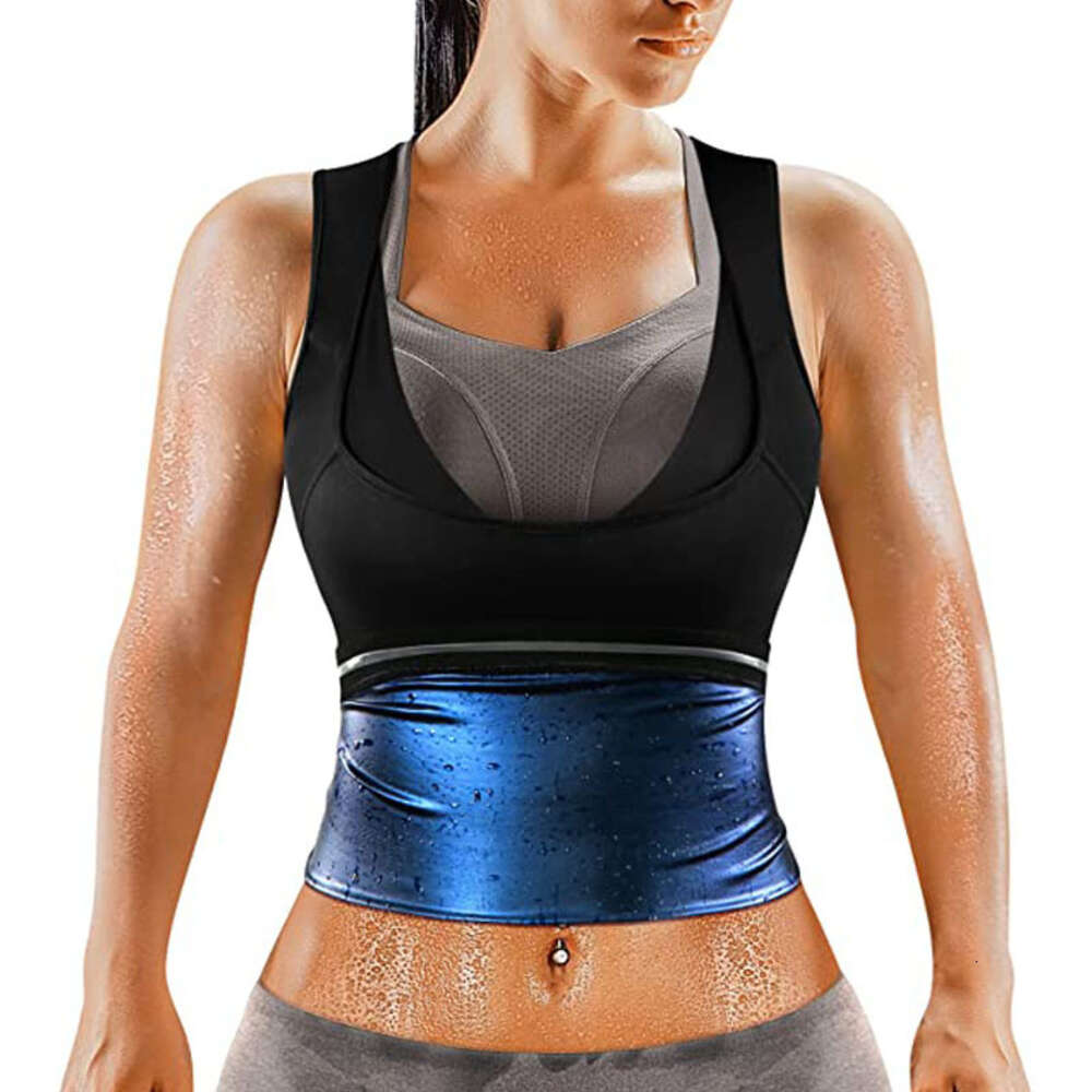 Sweat Shaper Women's Premium talia Trainer Trainer Trening zbiornik Top Polimer Sauna Sauna Shaking Shapewear