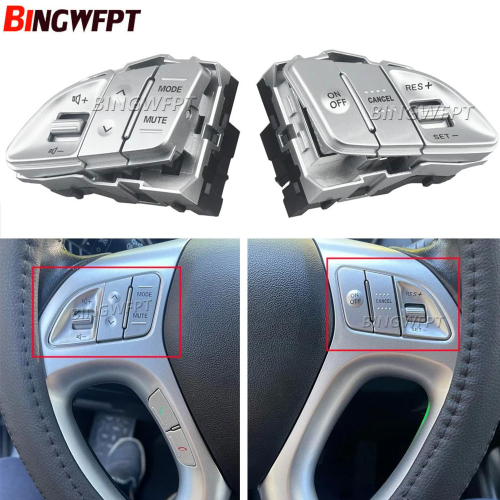 OEM 967002S100 Çok Fonksiyonlu Direksiyon Düğmesi Hacim Ayarlama Seyir 2010-2015 Hyundai Tucson Ix35 için sabit hız