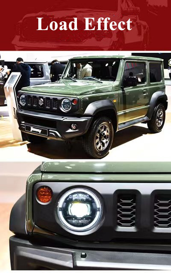 Bil dagsljusstråle för Suzuki Jimny Led Head Light 2018-2020 Blue DRL Turn Signal Lamp