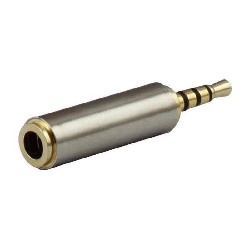 Stecker für Kabel 2,5 mm Stecker auf 3,5 mm Buchse Konverter Stecker Jack Audio Stereo Adapter Stecker Konverter Kopfhörer Adapter