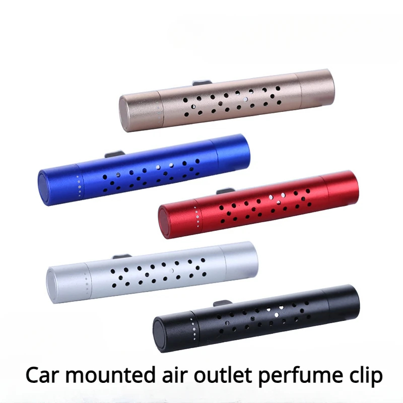 Car Air Freshener Car Diffuser Vent Clips Cylindrical Essential Oil Car Freshener Vent Clip