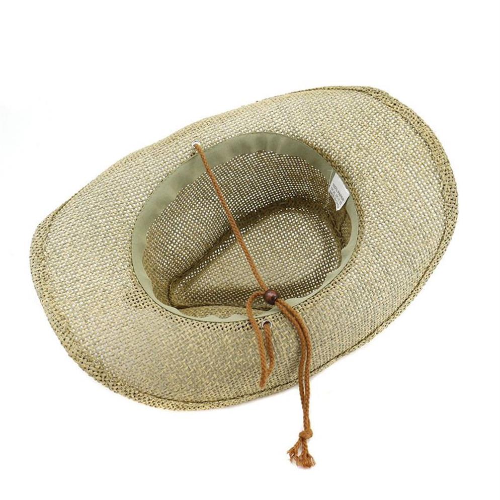 Sonnenhut für Herren und Damen, Sommerhüte, personalisiert, Western-Cowboy-Strohhut, Strandhut, HA18 220407288e