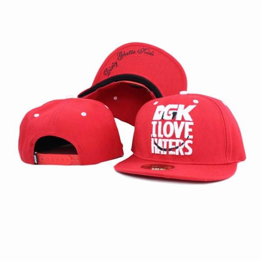 Mode DGK Strapback Caps I haters Zelf gemaakte Hoeden Mannen Vrouwen Sport Snapback Baseball Cap Hip Hop Zomer Zonneklep Verstelbare Hat301t