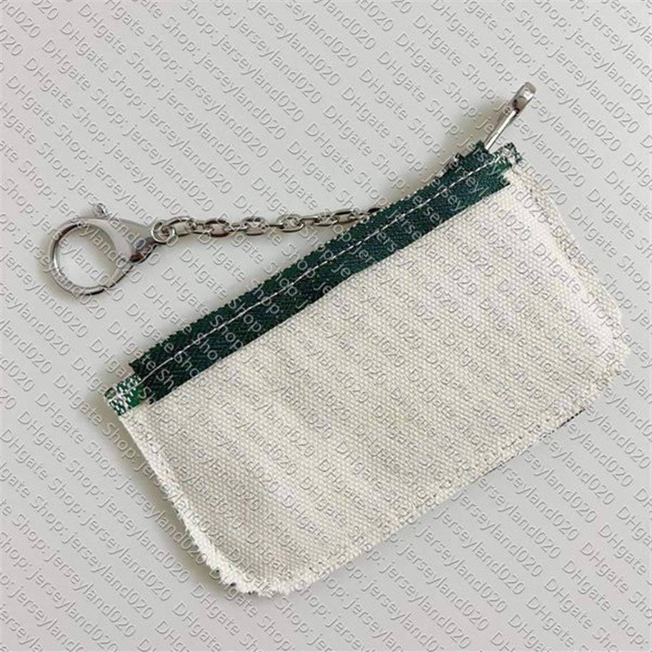 Y62650 상징적 인 패션 캔버스 동전 지갑 자동차 키 파우치 신용 카드 홀더 케이스 가방 매력 Pochette Cle Mini 조직자 지갑 액세스 포 301L