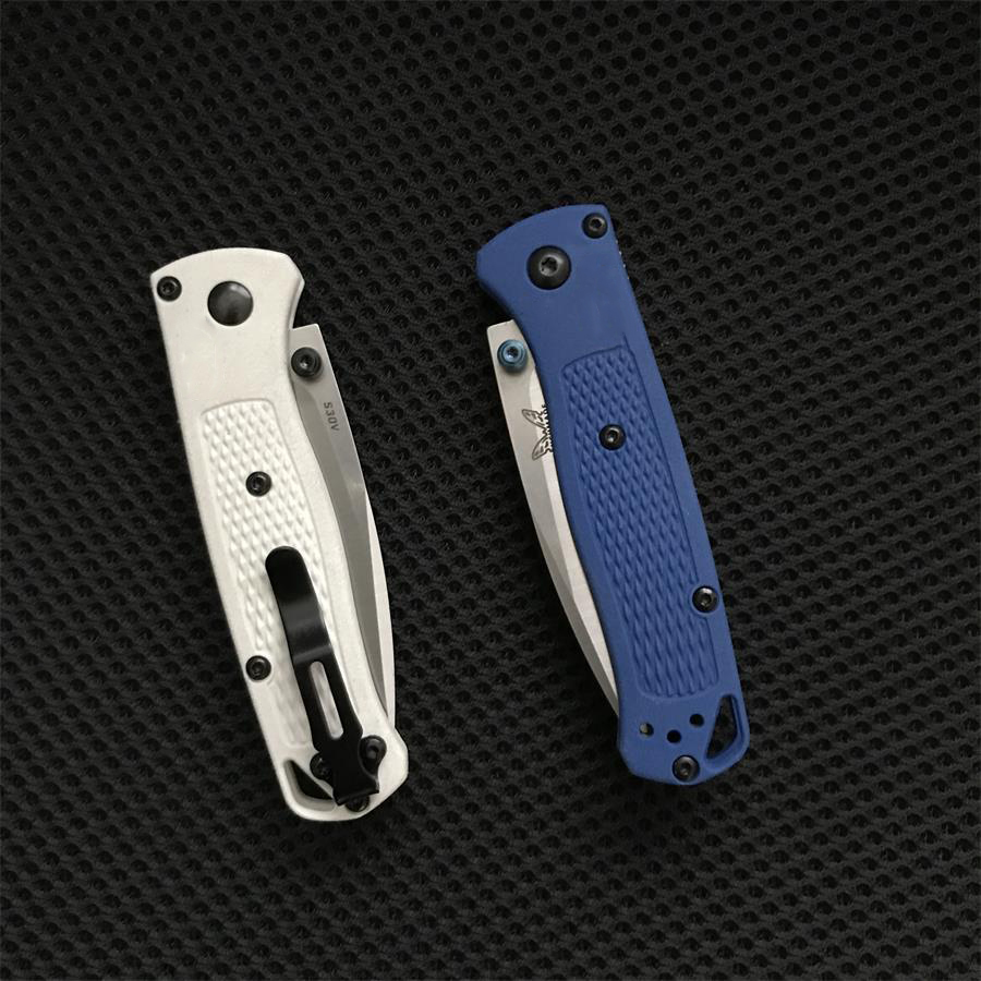  533 Bugout Folding Knife Mini Nylon Fiber Handle Pocket Knives Outdoor Fishing Safety Defense Portable EDC Tool