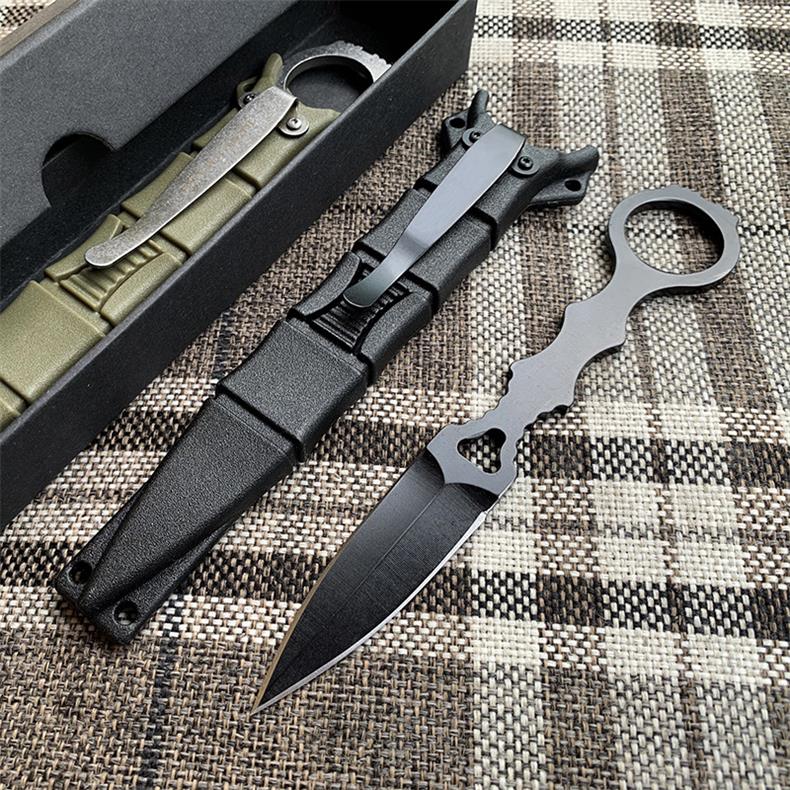 Karambits Açık Hava Hayatta Kalma Taktik Pençe Bıçağı Açık Bıçak Bıçağı Taşınabilir Savaş Taktik Bıçağı Kendi Defenler Zarif ve Uygun Fiyatlı