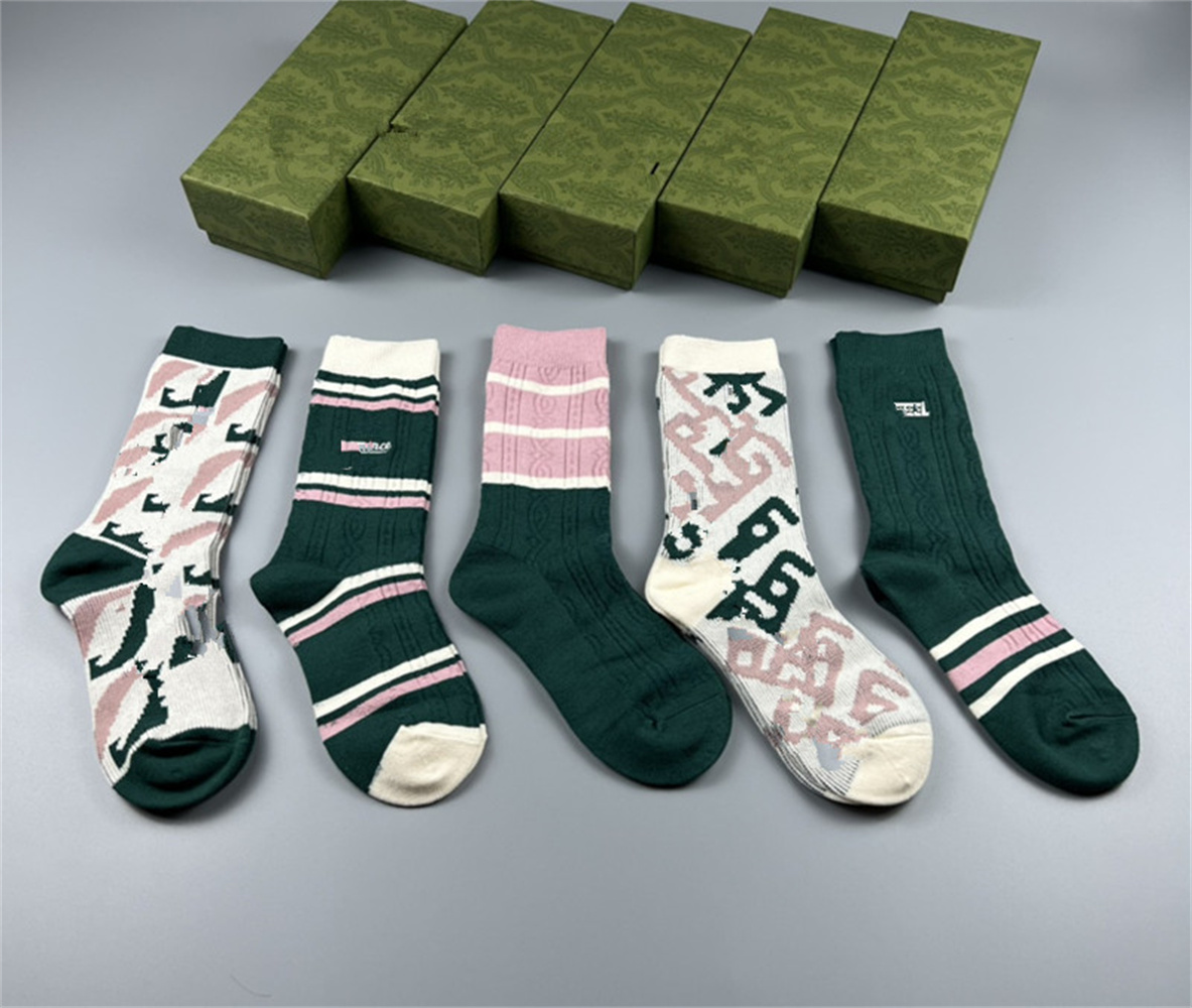 Top vente hommes femmes chaussettes de luxe bas de laine de haute qualité rues seniors chaussettes de genou confortables Designer a8