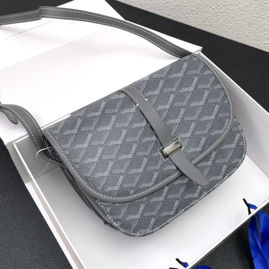 Sıradan tasarımcı Erkek Kadın Saddles çantaları 7a kaliteli lüks messenger crossbody çanta klasik zarf moda çanta omuz çantası go avlu çanta cüzdanları