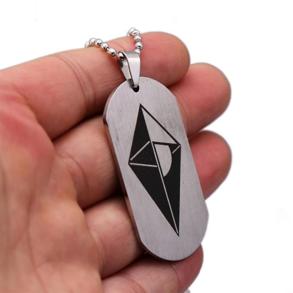 Chaveiros No Man's Sky Chaveiro Mans Dog Tag Chaveiro Titular Chaveiro Jogo Cadeia Pingente Homens Presente Jóias YS102183255Q