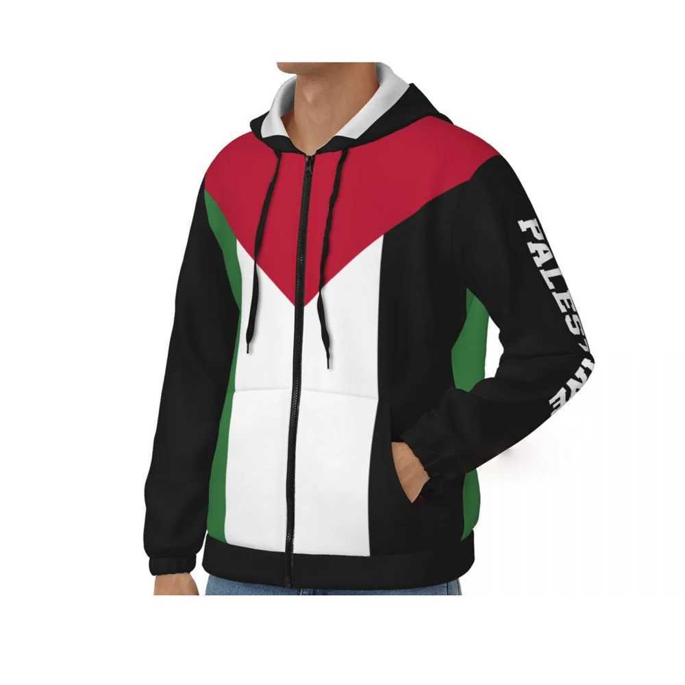 Suéteres masculinos New Palestinian Flag 3d Impresión contra la guerra Aid de guerra Palestina Sampanicada Hombres Mujeres de gran tamaño Harajuku Streetwear gratis Sughtl231113