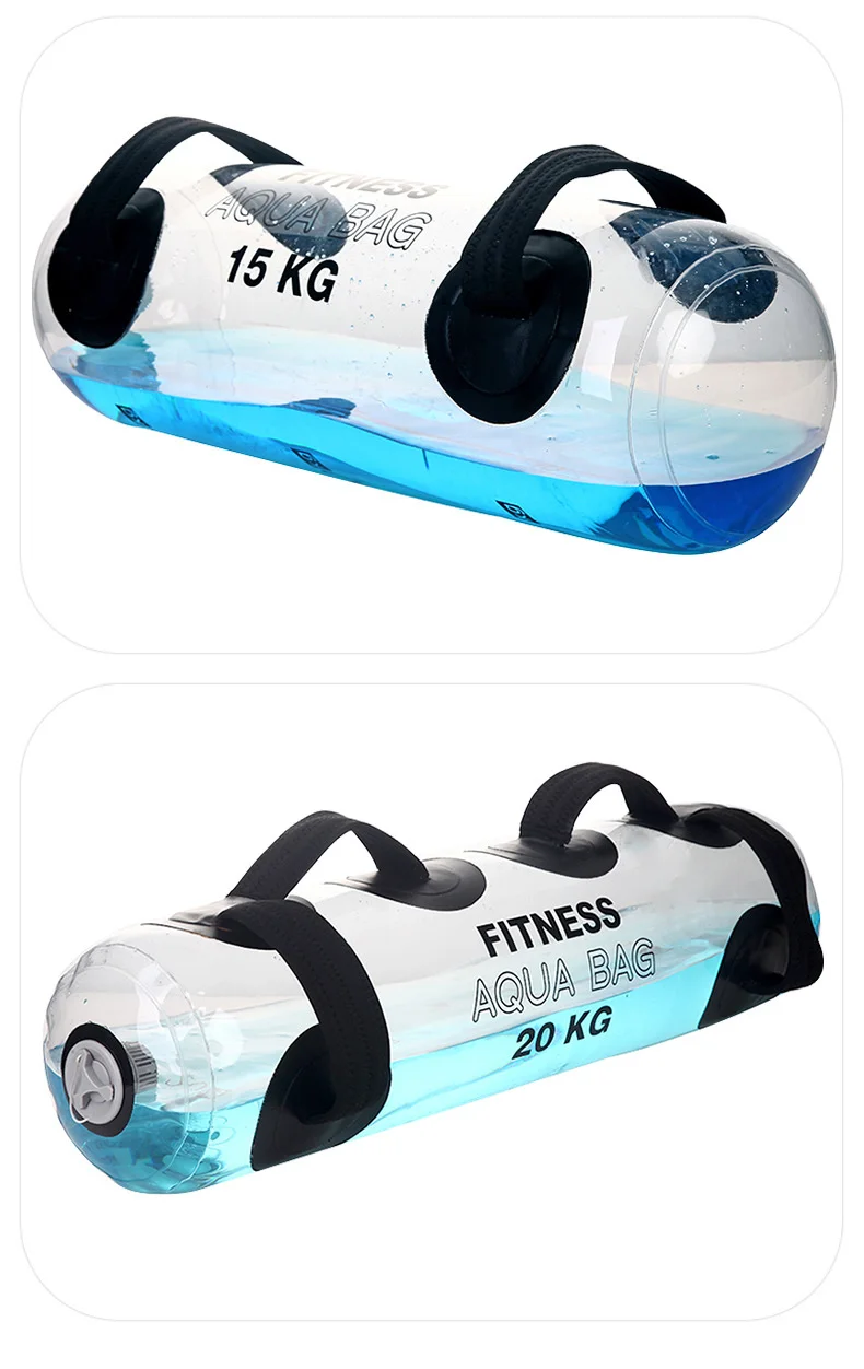 5-35KG Water Power Bag Home Fitness Aqua Bag Weightlifting Body Building Gym Sports Crossfit Weight-bearing Energy Bag Empty