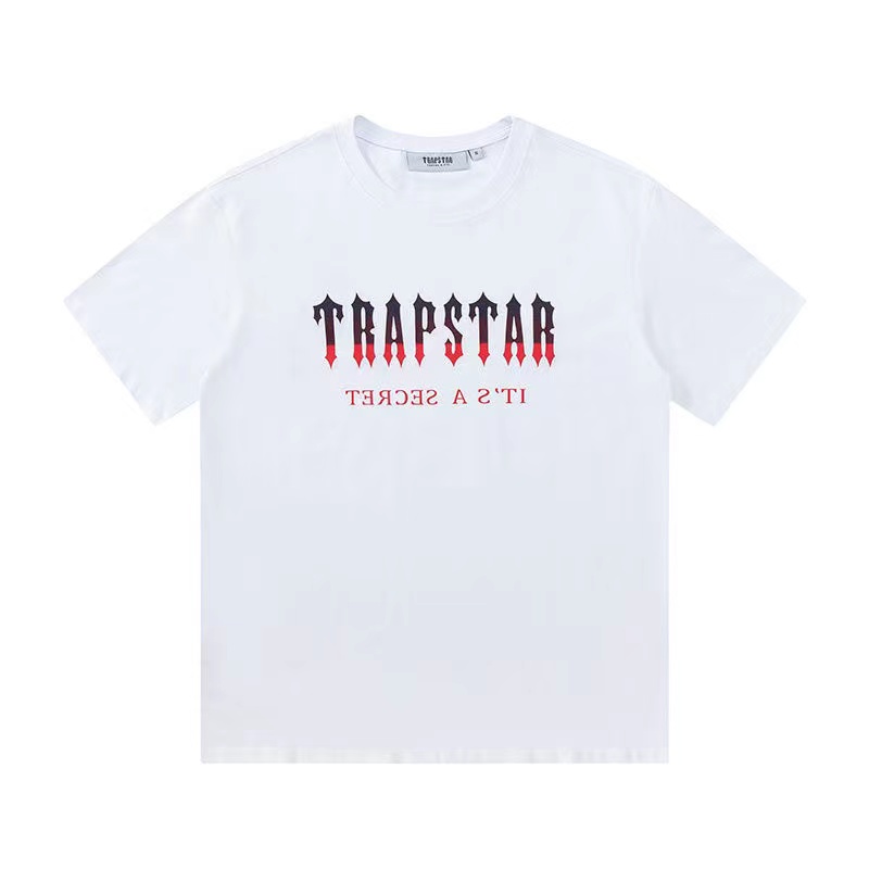 mens t shirt trapstar shirt designer shirt pure cotton classic letter print for comfortable and breathable couple matching short sleeves s-5xl