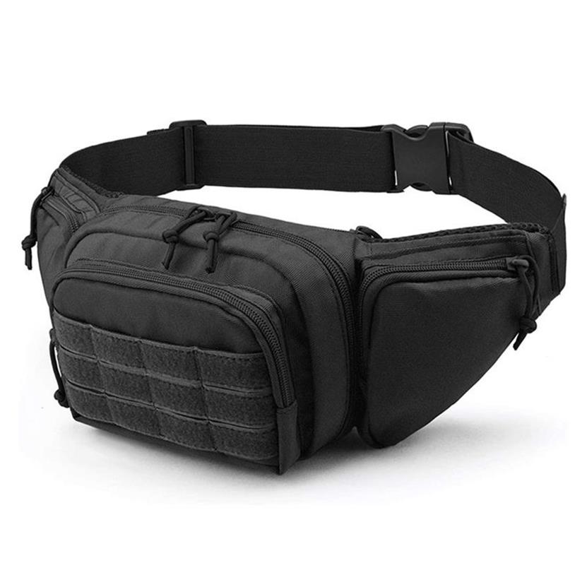 Tactical Waist Bag Gun Holster Fanny Pack Sling Shoulder Bag Outdoor Chest Assult Pack Concealed Pistol Carry Holster 220607276v