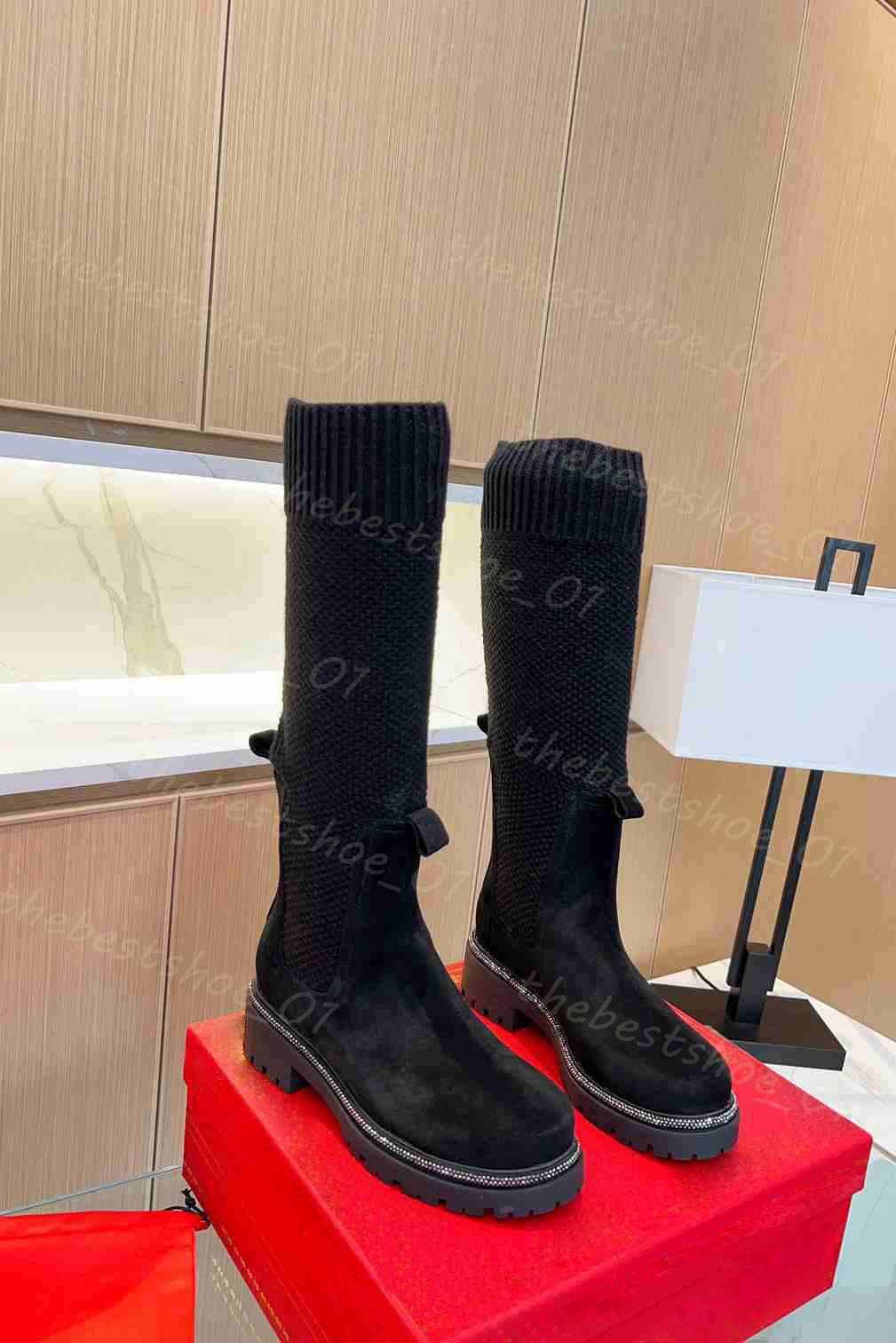 Botas de diseñador Botas de cuero de marca de moda de lujo para mujer Nuevas botas Chelsea Zapatillas de deporte Triple Negro Blanco Botines clásicos Botas Martin de lujo de goma