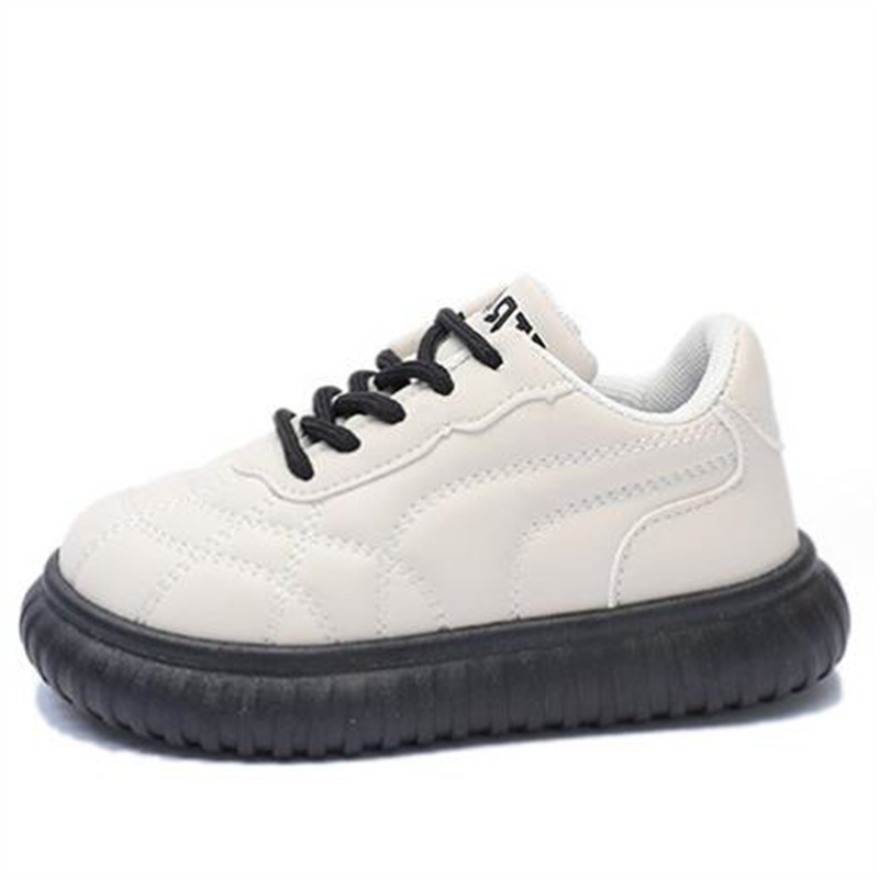 2024 Zapatos de primavera para niños Zapatillas de deporte para niñas con cordones individuales Zapatos casuales Cuero de microfibra de primera calidad con zapatos de invierno de terciopelo Zapatos de algodón para niños