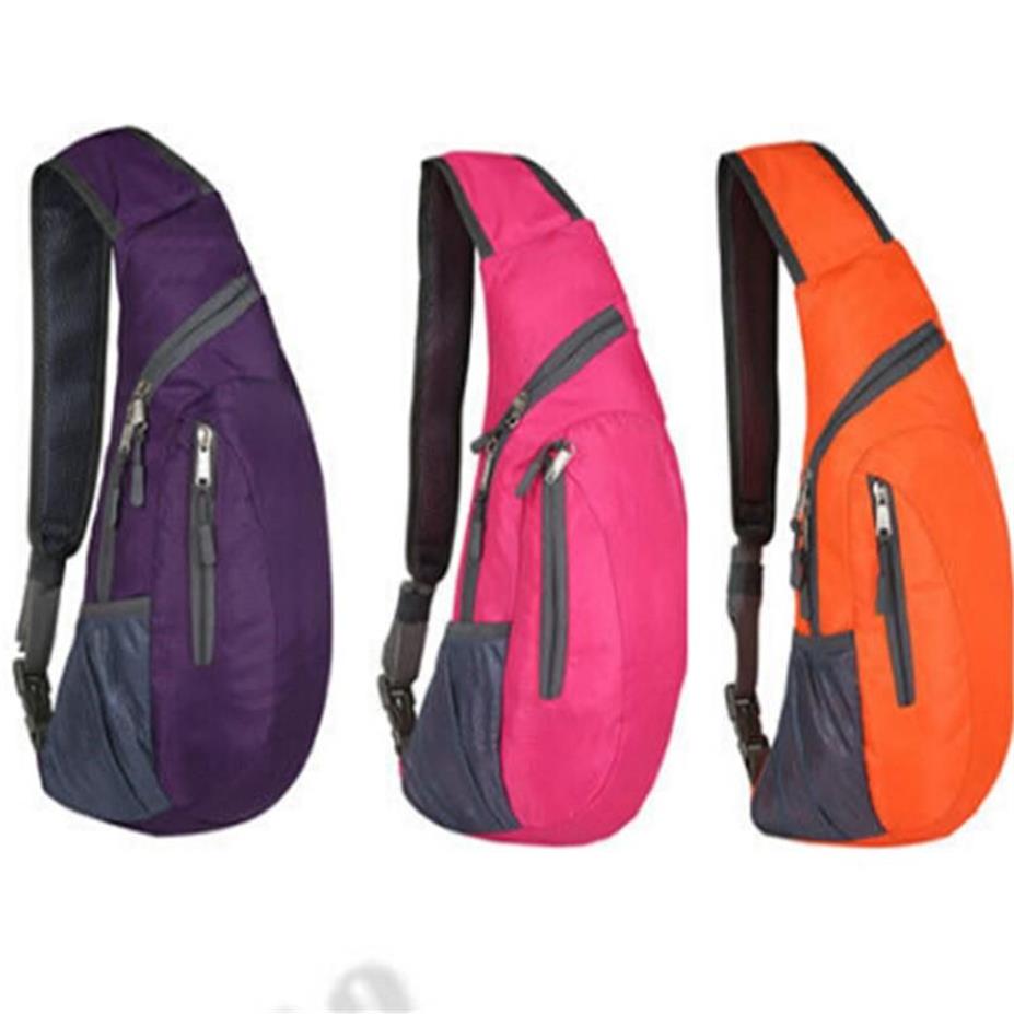 Модный однотонный мужской спортивный рюкзак через плечо, сумка через плечо, уличная походная слинг, нагрудная сумка для хранения, Bags269L