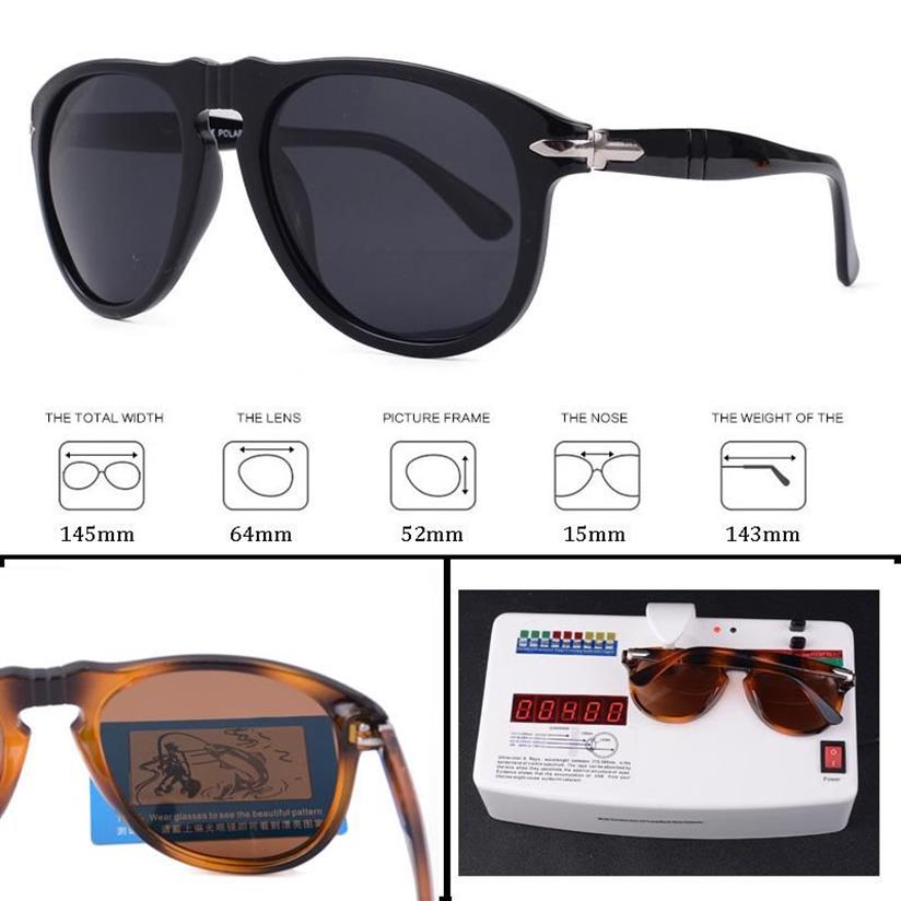 선글라스 Luxo Assico Vintage Piloto Steve Estilo Polarizado Oculos de Sol Homem Condu O Marca Design 649244S