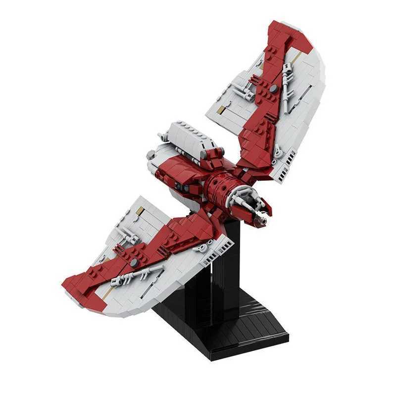 Vehicle Toys NEW T6 Shuttle MOC Building Blocks for Adults Model Movies Space Wars Ahsoka Bricks Kids Toys Sets Airplane Bricks Birthday GiftL231114