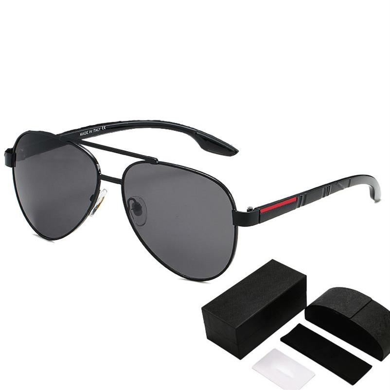 Gafas de sol con letras laterales para mujer, fabricadas en Italia, gafas de sol con protección solar, gafas de sol de diseño para hombre en la playa, color negro y plateado, moda Adumbral 292g