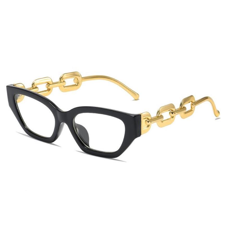 Mode solglasögon ramar sexiga vintage kattögon glasögon ram kvinnor märkesdesigner retro glasögon kvinnlig personlighet punk klar l265i