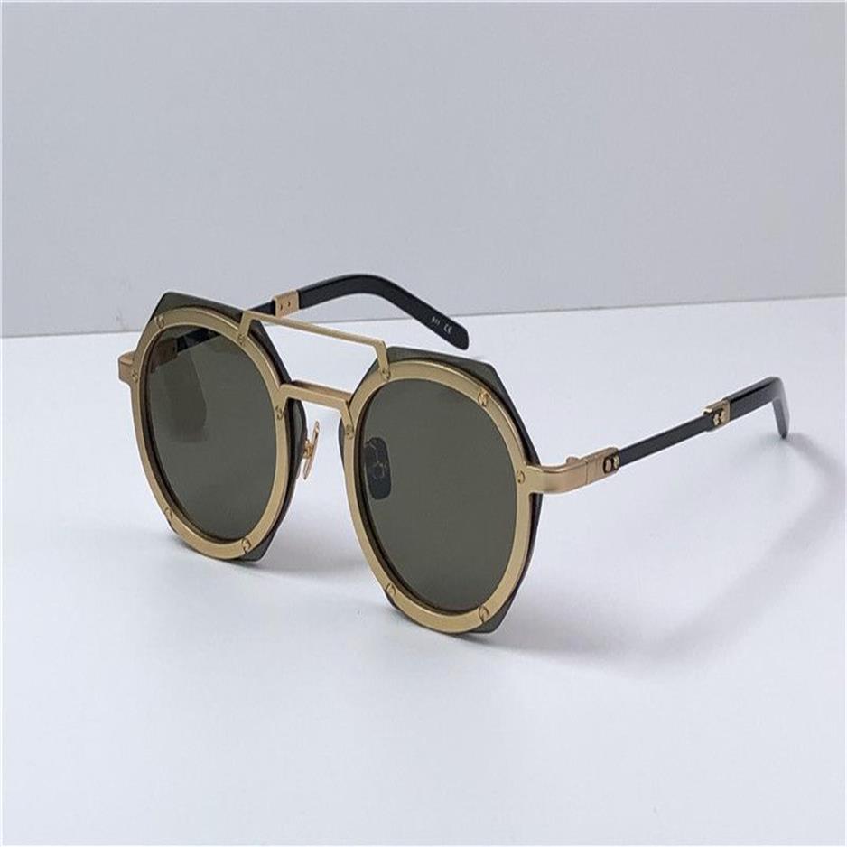Nuovi occhiali da sole sportivi di moda H006 lente poligonale con montatura rotonda stile di design unico popolare occhiali protettivi UV400 esterni top quali259O