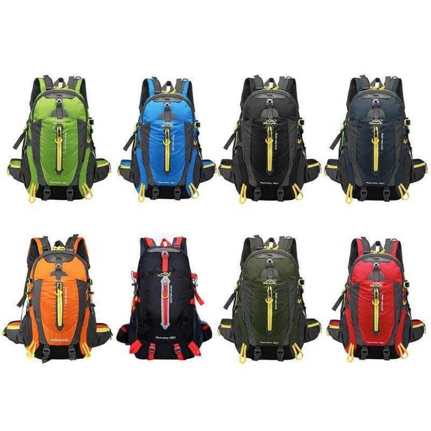 40l wasserdichte Kletterbeutel Reise Rucksack Fahrradfahrrad Camping Wanderung Laptop Daypack Rucksack Outdoor Männer Frauen Sport S 211025276k