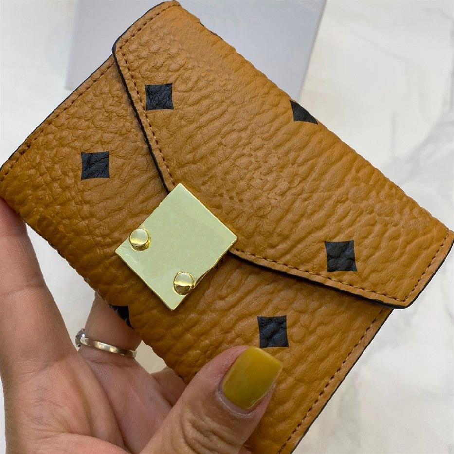 Damesmunt Turne mode designer letterstijl portemonnee tas hoogwaardige dames mini -portefeuilles wf21040911934