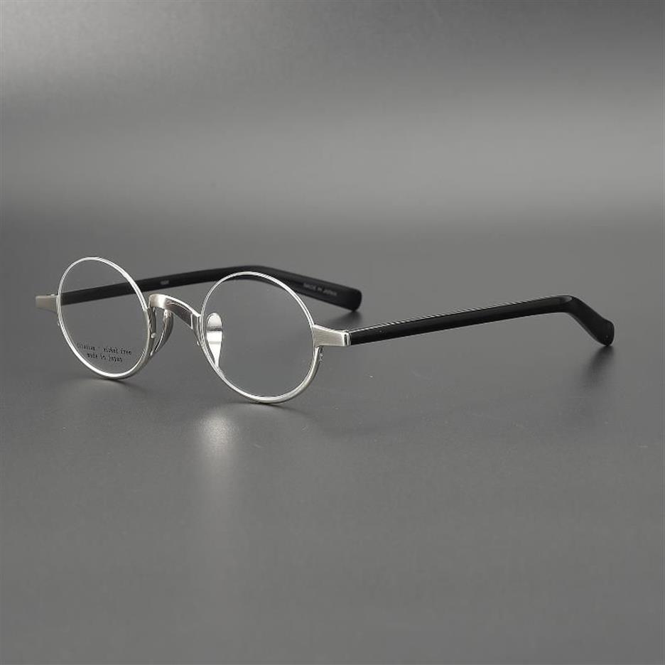 Collection japonaise de la même petite monture ronde de John Lennon, lunettes rétro de la république de chine, lunettes de soleil à la mode, Frames245t
