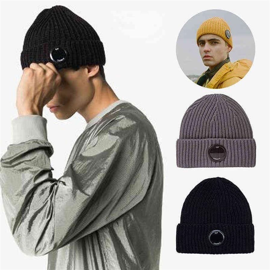 Beanie Skull Caps Ball Caps Classic Winter Hat Ribbed Knit Lens Beanie Compass C T220823233H