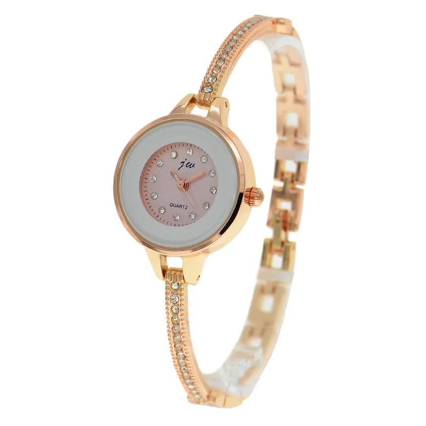 Wristwatches Jw-8137L Fashion Lady Bracelet Watch Wrap Quartz Elegance Roman Style Alloy For Whole WatchWristwatche2994