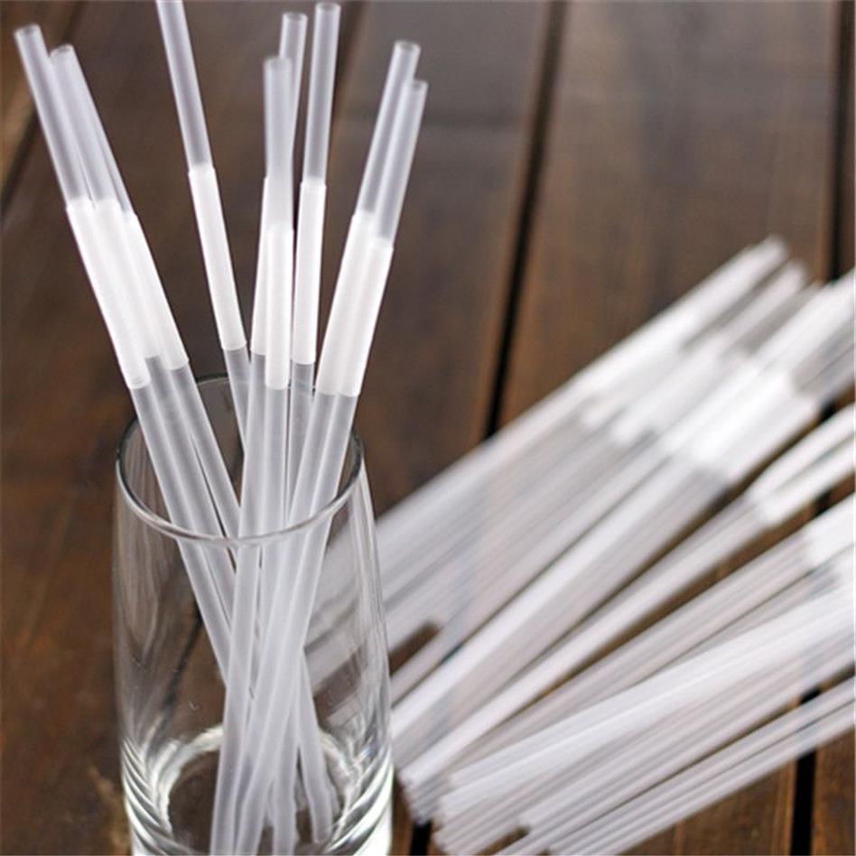 Eco-Friendly Disposable Color Art Straw Drink Juice Fruit Coke Creative Style Straws Environmental Protection Plastic Par228W