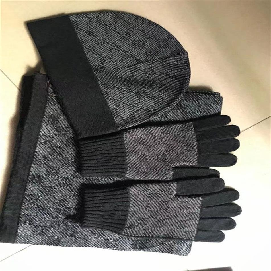 Mode män högkvalitativa hattar halsduk set kvinnor vinter ull halsdukar design sjal hatt ullar beanie wrap2710