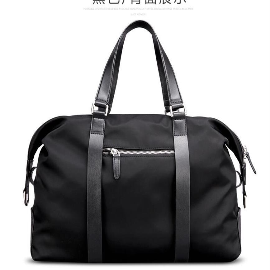 High-quality high-end leather selling men's women's outdoor bag sports leisure travel handbag 055309n