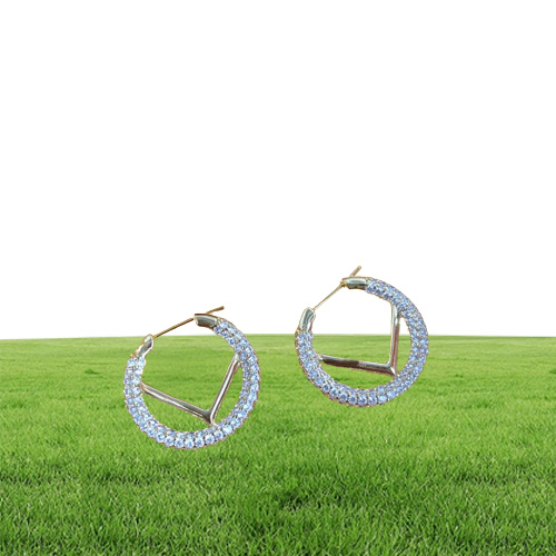 Серьги-обручи Дизайнерские серьги-кольца с бриллиантами Шпильки Серьги с буквами для женщин Помолвки для невесты Роскошные серьги F Ювелирные изделия Brands3457688