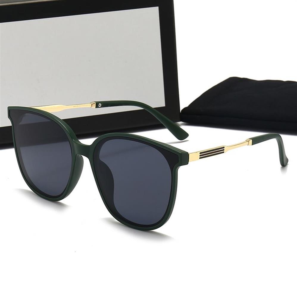 Projektantka mody okulary przeciwsłoneczne Etui Najwyższej jakości Kobiety projektantki retro metalowe klasyczne gradient szkła mężczyzn vintage plac 249v