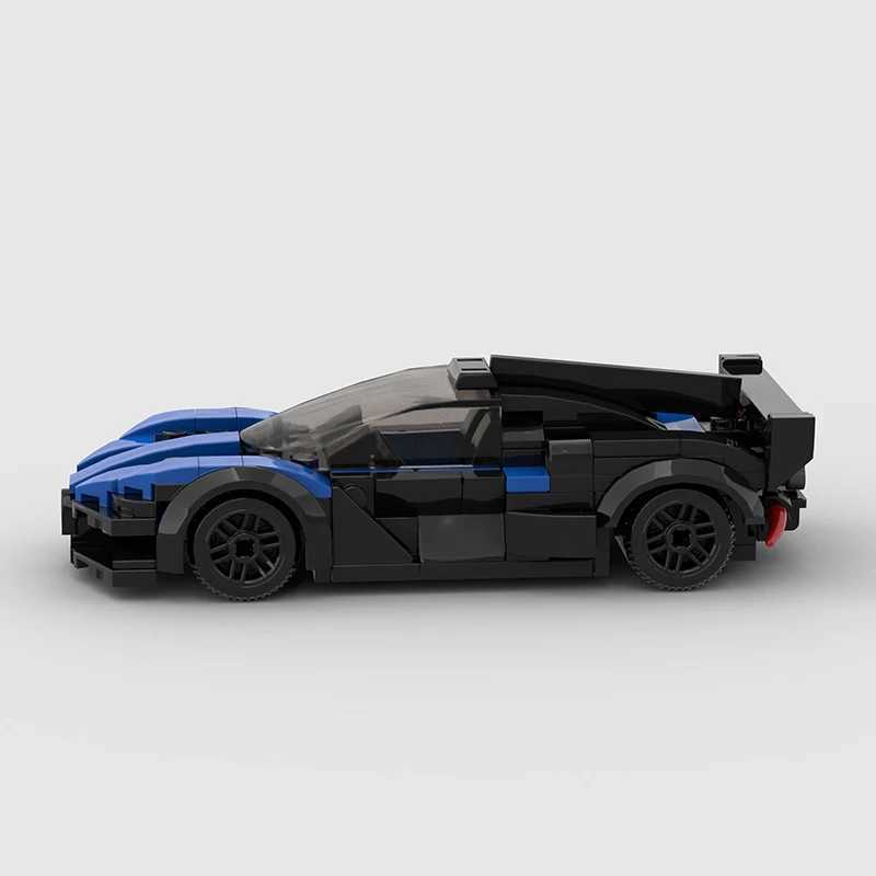 Fordonsleksaker 176 st Bolide MOC Speed ​​Champions Byggnadsblock City Sports Racing Vehicle Diy Bricks Toys Christmas Giftl231114