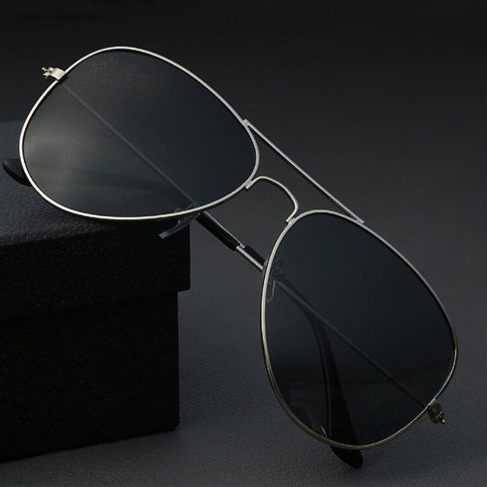 Occhiali da sole da pilota di moda donna uomo 58mm specchio di design protezione UV400 occhiali da sole da guida vintage l4u con custodie online2531