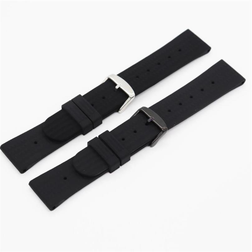 Uhrenbänder 20mm 22mm Sport Silikon Armband Armband Männer Tauchen Wasserdichte Gummiband Armband Zubehör für 007 SRP777J1325J