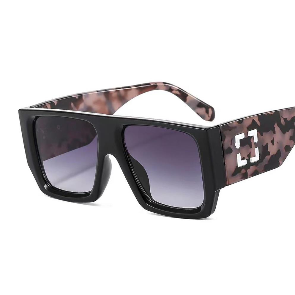 نظارات كبيرة قبالة الموضة x مصمم نظارات شمسية الرجال نساء الشمس الشمس Goggle Beach Adumbral Multi Color Option215p