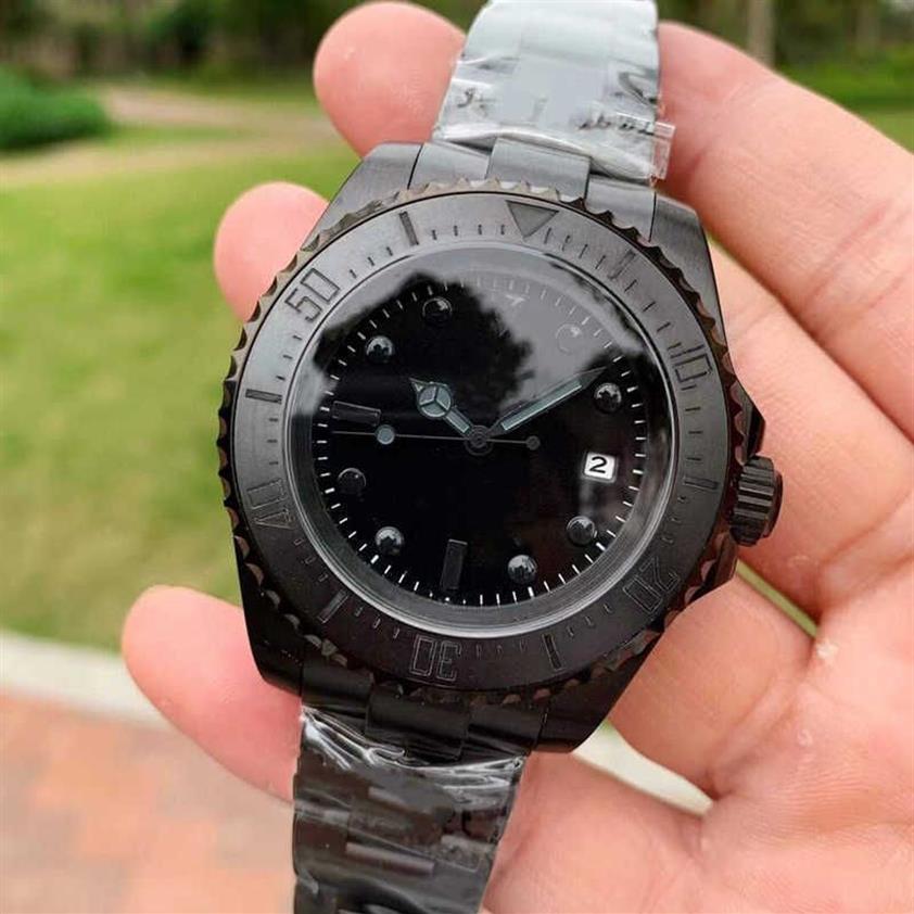 Relógio masculino designer mecânico automático preto escudo luminoso cinto de aço três agulha calendário qualidade moda char230h