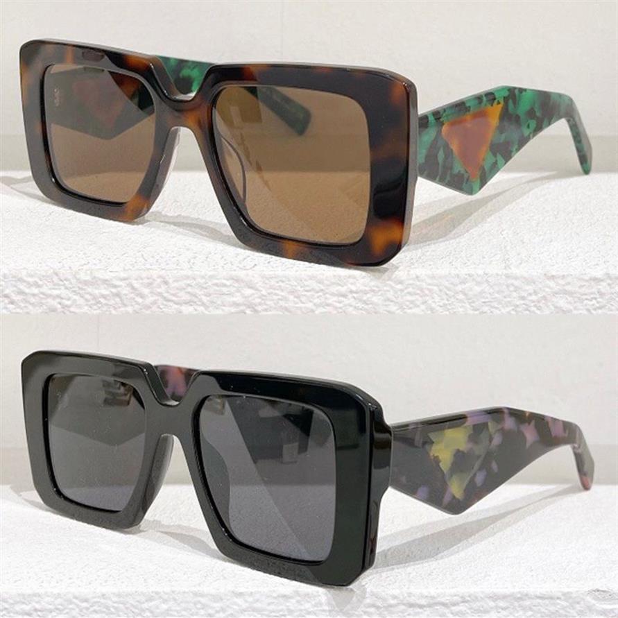 Gafas de sol de diseñador Symbole de marca popular para hombres SPR 23y cuadrado Triangle Triangle Diseño de diseño de templos de moda W208a