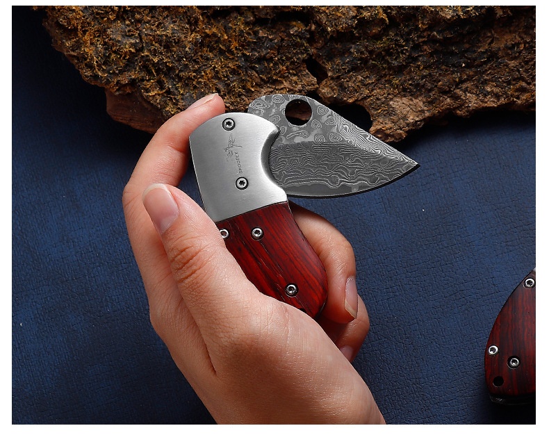 Folding knife outdoor portable self-defense Outdoor knife knife sharp high hardness surviva Small and exquisite pocket folding knife