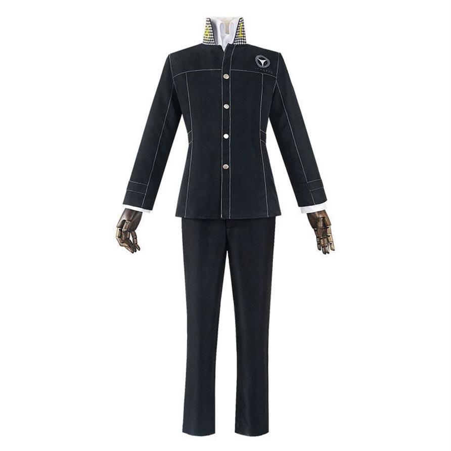 Shin Megami Tensei Persona 4 Yasogami Yu Narukami Cosplay Costume Adult Men Boy School Assult