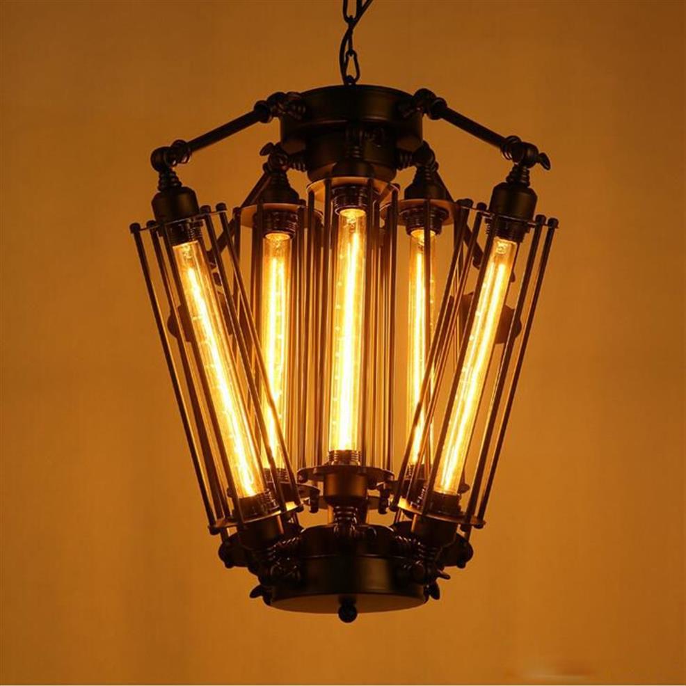 Nuove lampade a sospensione retrò americane Lampada industriale Loft Ristorante vintage Bar Isola di Alcatraz Lampada Edison Illuminazione a sospensione2586