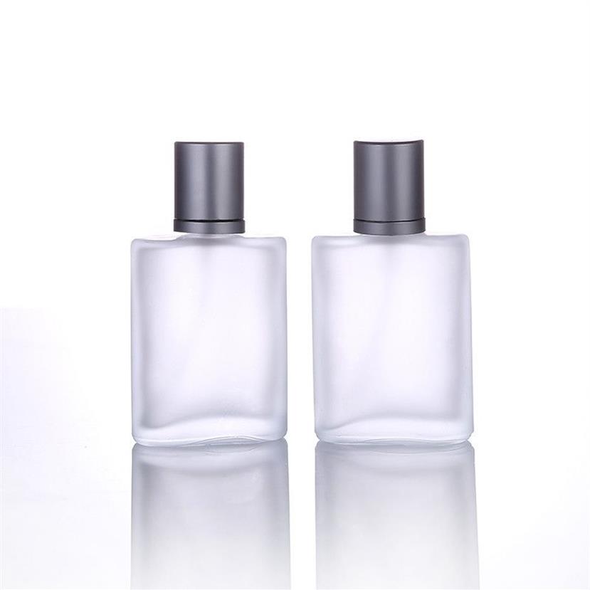 1 pçs 30 50ml vidro fosco recarregável spray garrafa pulverizável garrafa vazia tamanho de viagem garrafas portáteis perfume reuse216d