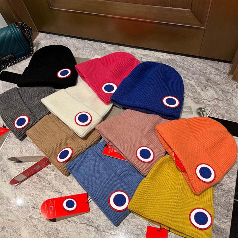 Cappelli a maglia Cappello colorato con cappellini a motivi rotondi Designer Caspi di cranio uomo donna 2773