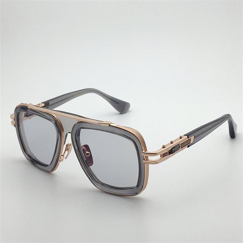 Mode Vintage hommes femmes designer LXN lunettes de soleil métal plus plaque classique cadre carré lunettes été style extérieur qualité supérieure U2864