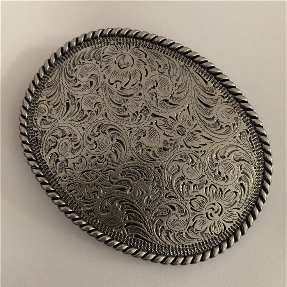 Hebillas Cinturon Ploral Pattern Western Western Cowboy Belt Buckle Fit 4cm Wide Bealts Head2549